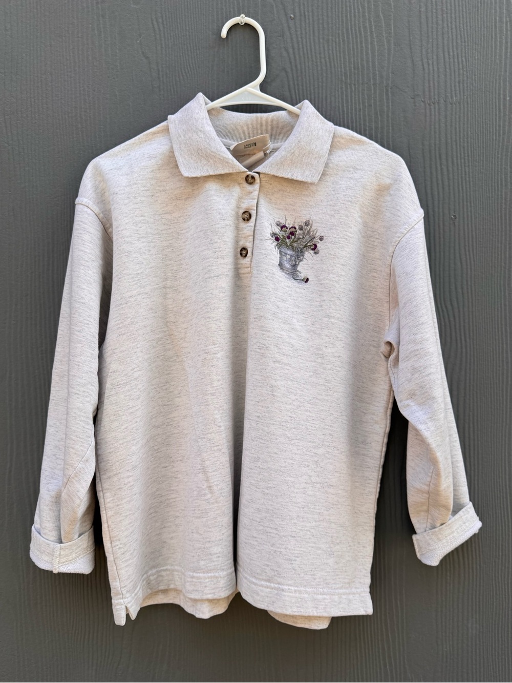 Northern Reflections 90s Vintage Polo Sweatshirt Size M/L